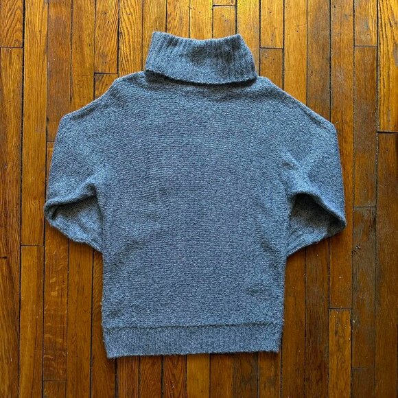 Dip Drops Blink Knit Turtleneck Sweater Women 2 Blue‎ Grey Japanese Streetwear - Picture 7 of 8